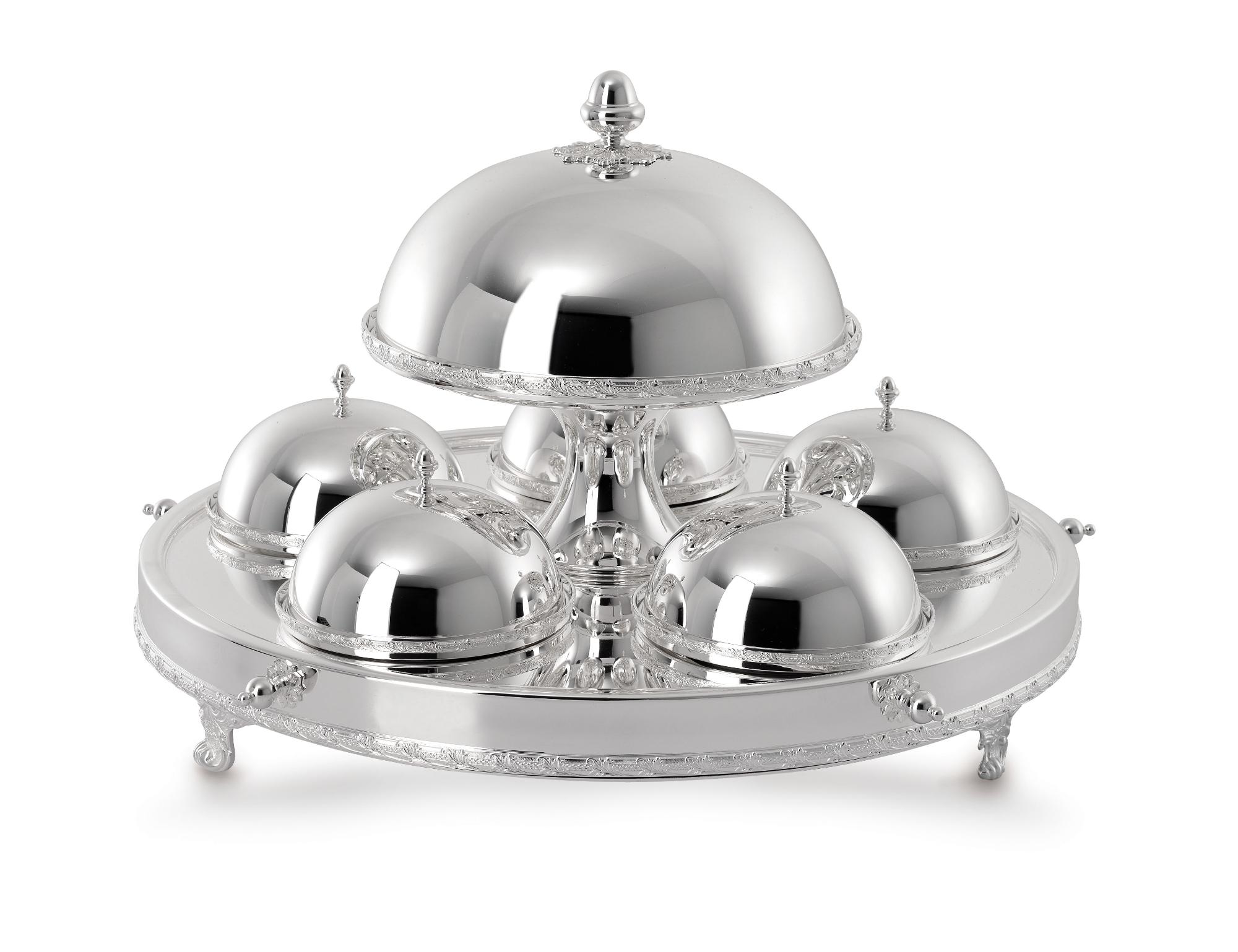Royal zilveren middag theeset