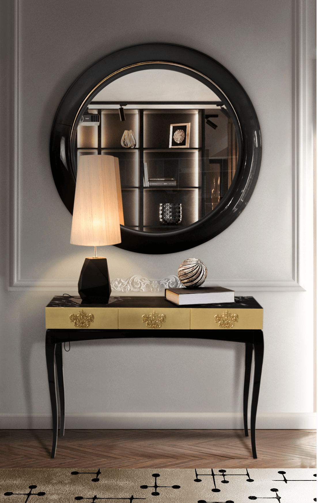 Trinity gouden luxe console