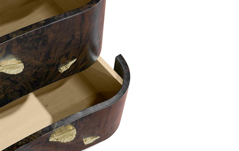 Designer houten boekenkast