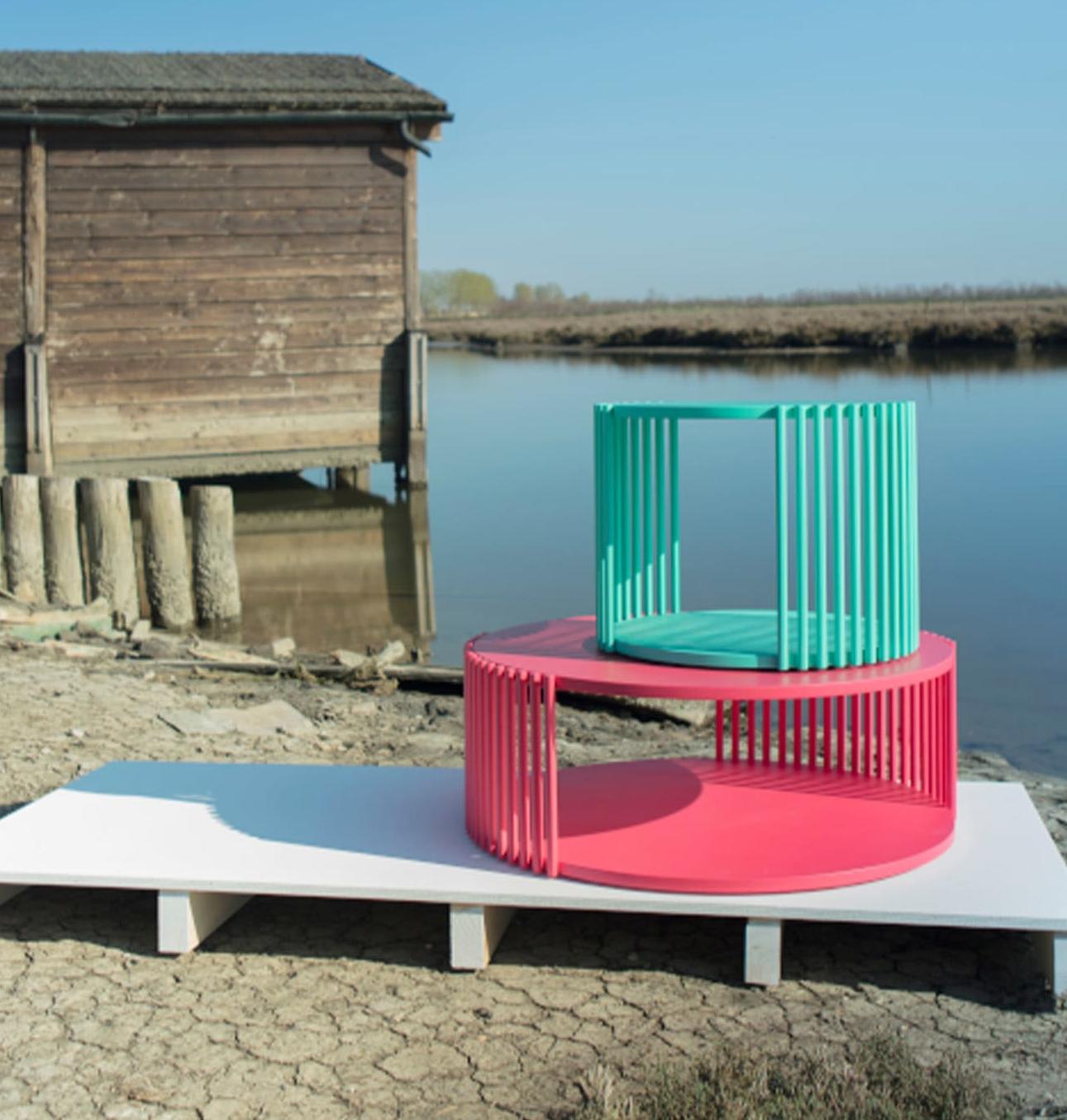 Elegante grote rode durmast salontafel