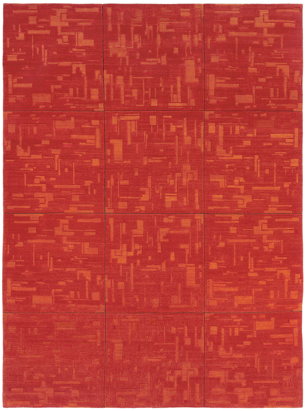 Kaart rood tapijt | Maat: 250 × 300 cm