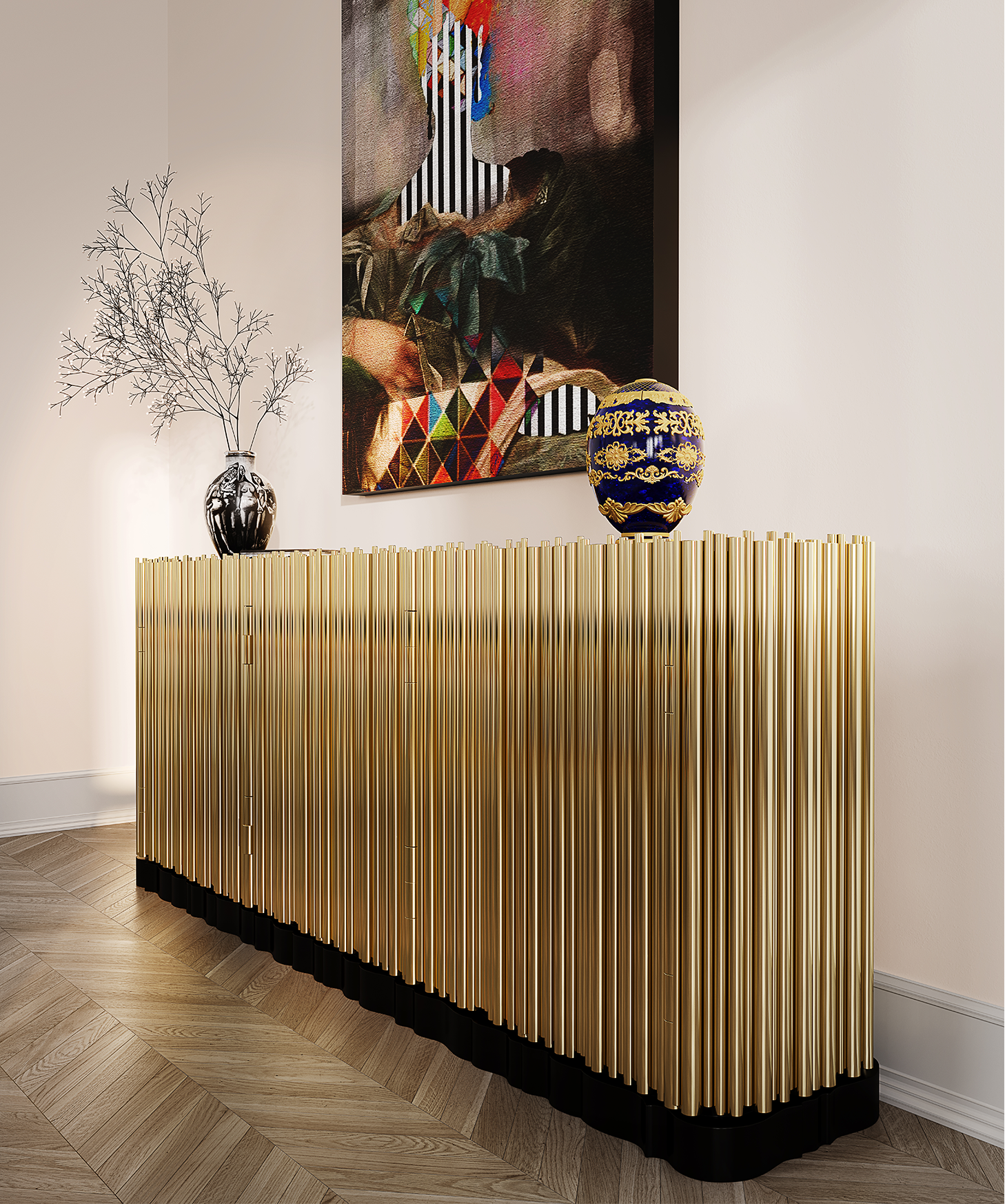 Harmony goud premium dressoir