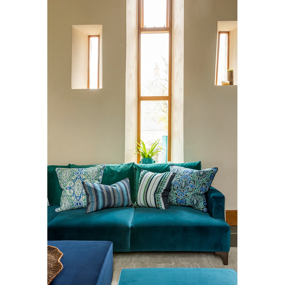 Mangala Indigo 50 × 50 kussen
