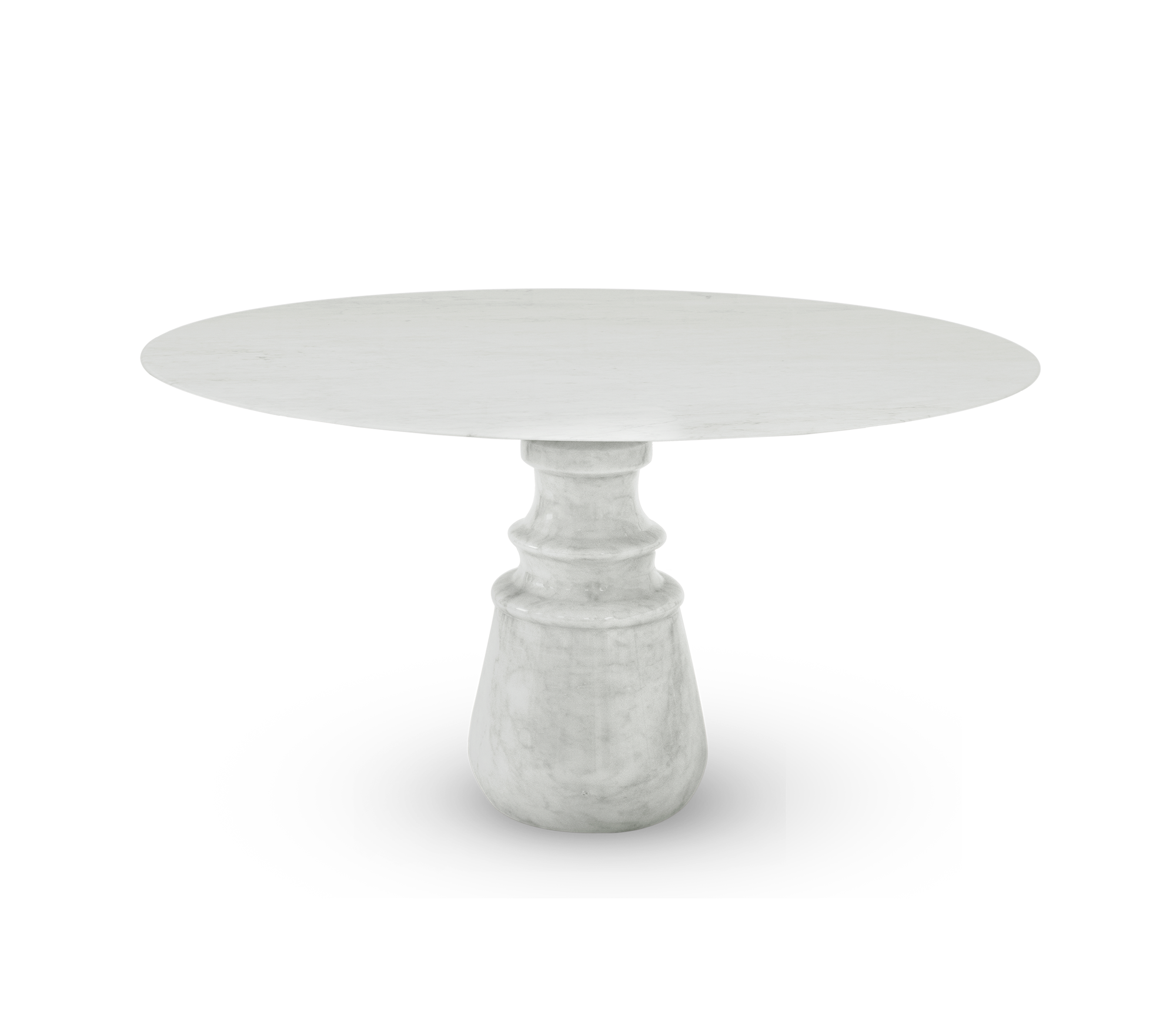 Obsidian ronde Estremoz eettafel