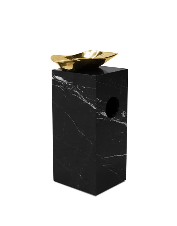 Versplinterd ontwerp zuil wastafel