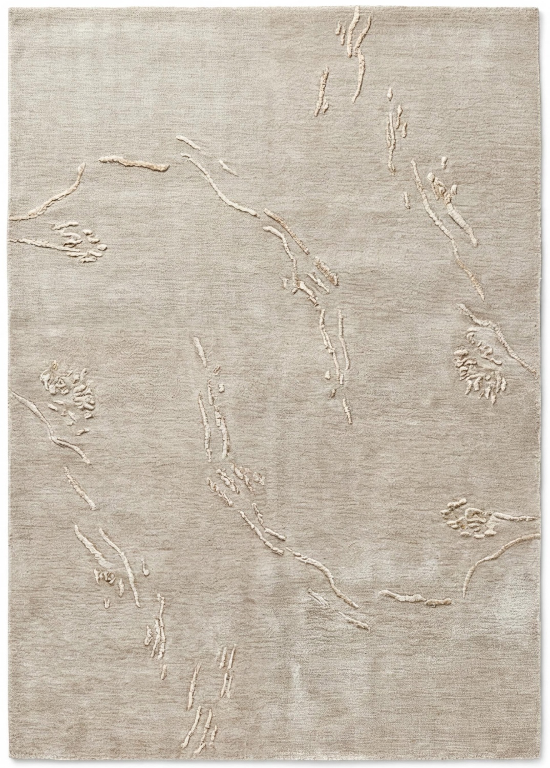 Silver Ombre Elegance vloerkleed