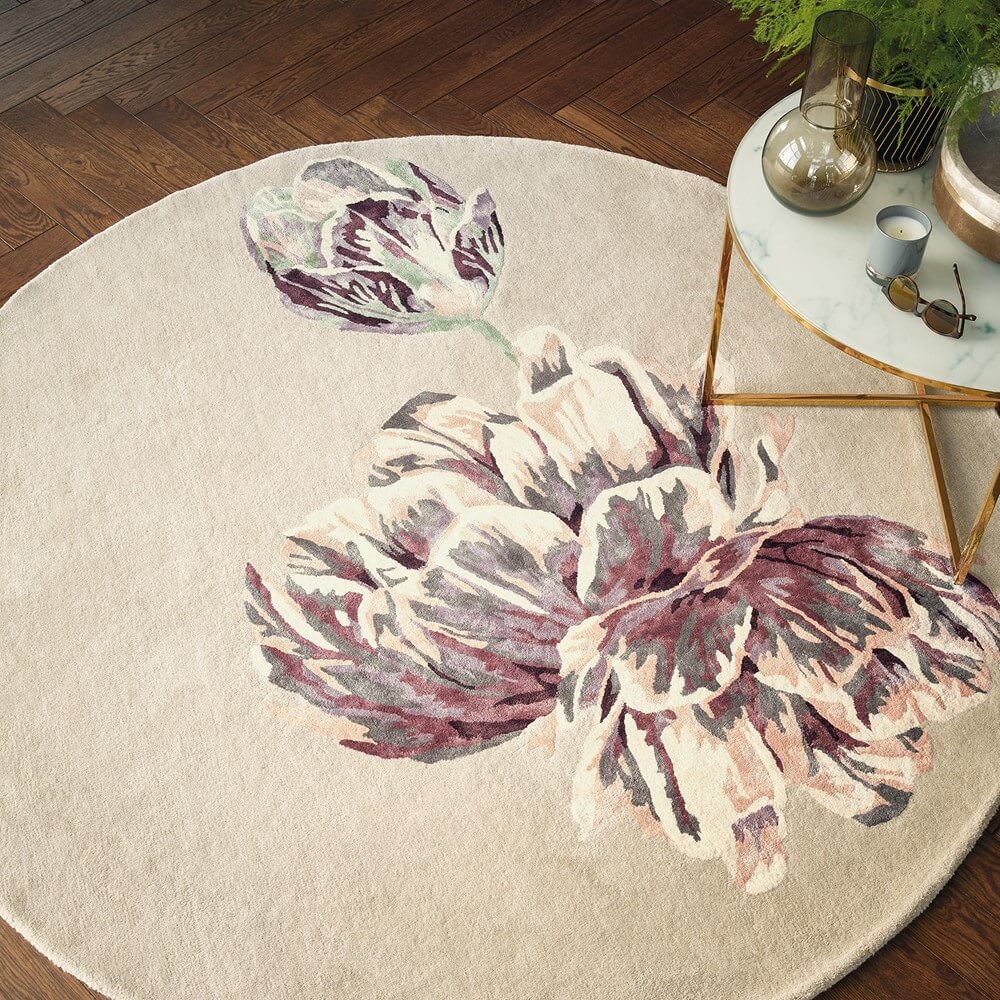 Tranquility beige rond tapijt | Maat: Ø 150 cm