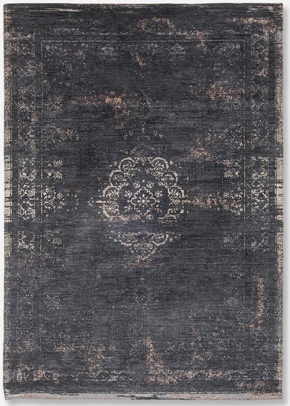 Vintage Style Mineral Black tapijt | Maat: 200 × 280 cm