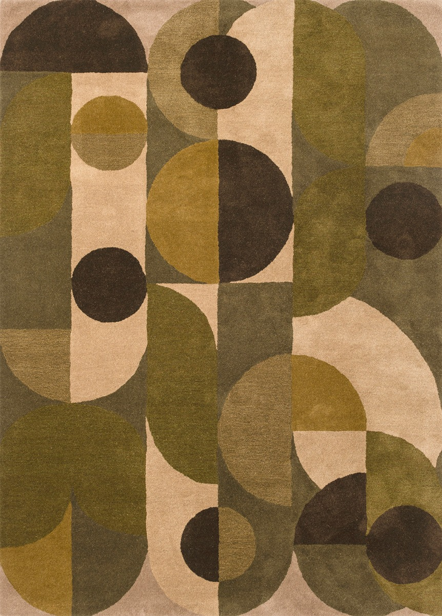 Decor cosmo greens tapijt | Maat: 140 × 200 cm