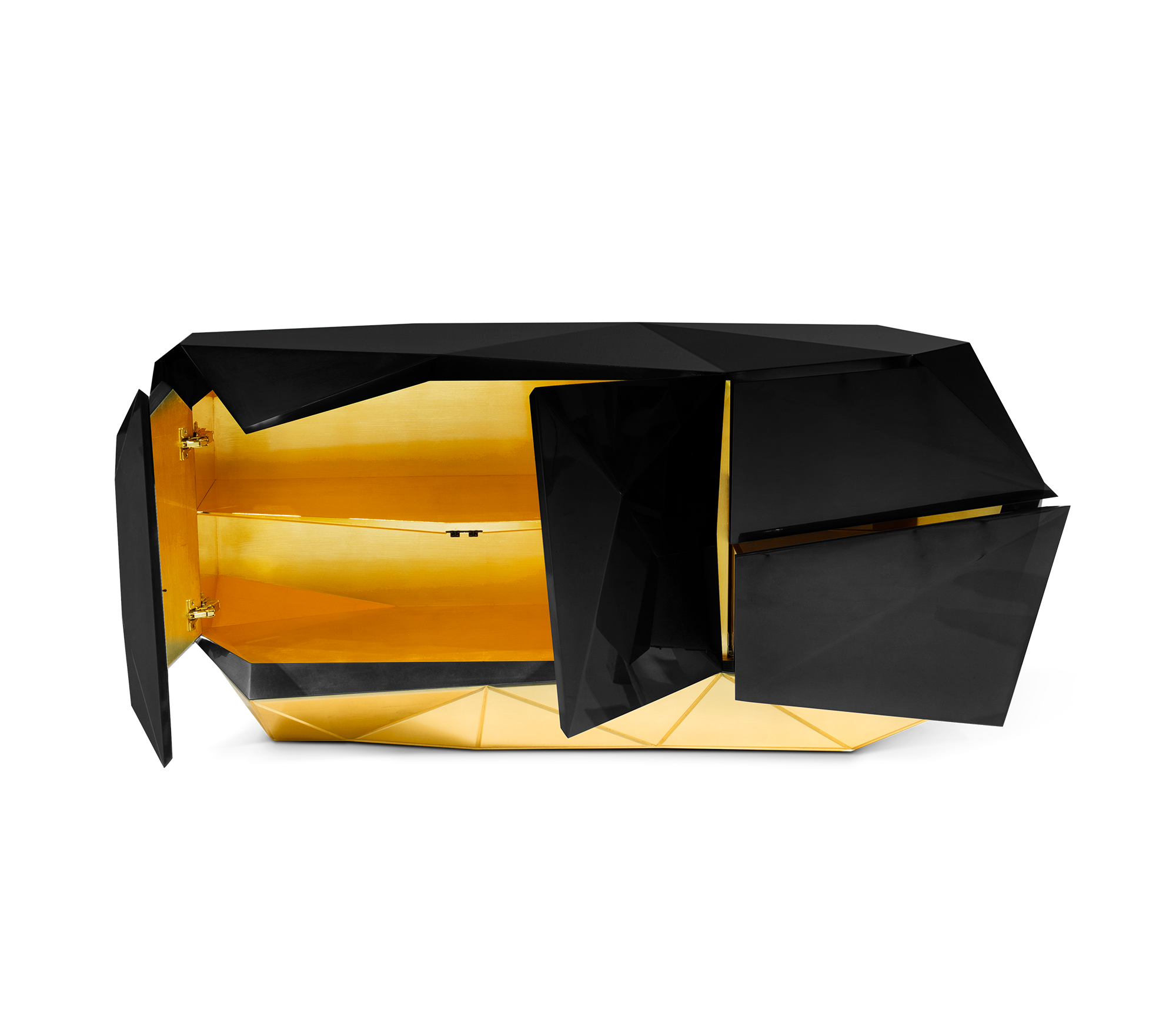 Prism 3 zwart dressoir