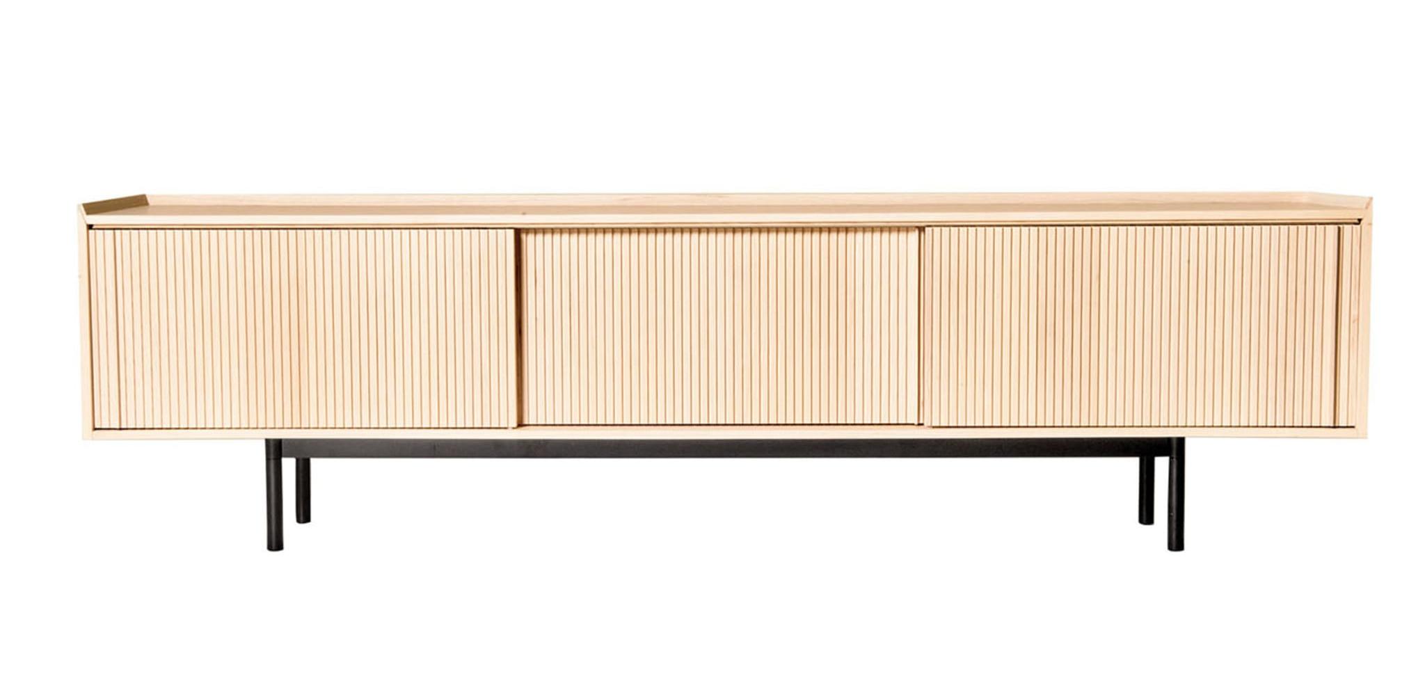 Sipario natuurlijk 3-deurs dressoir | Afmetingen: Height 78 cm