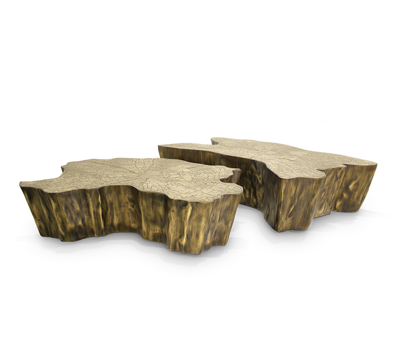 Paradise patina salontafel | Afmetingen: B 138 × D 95 × H 36 cm