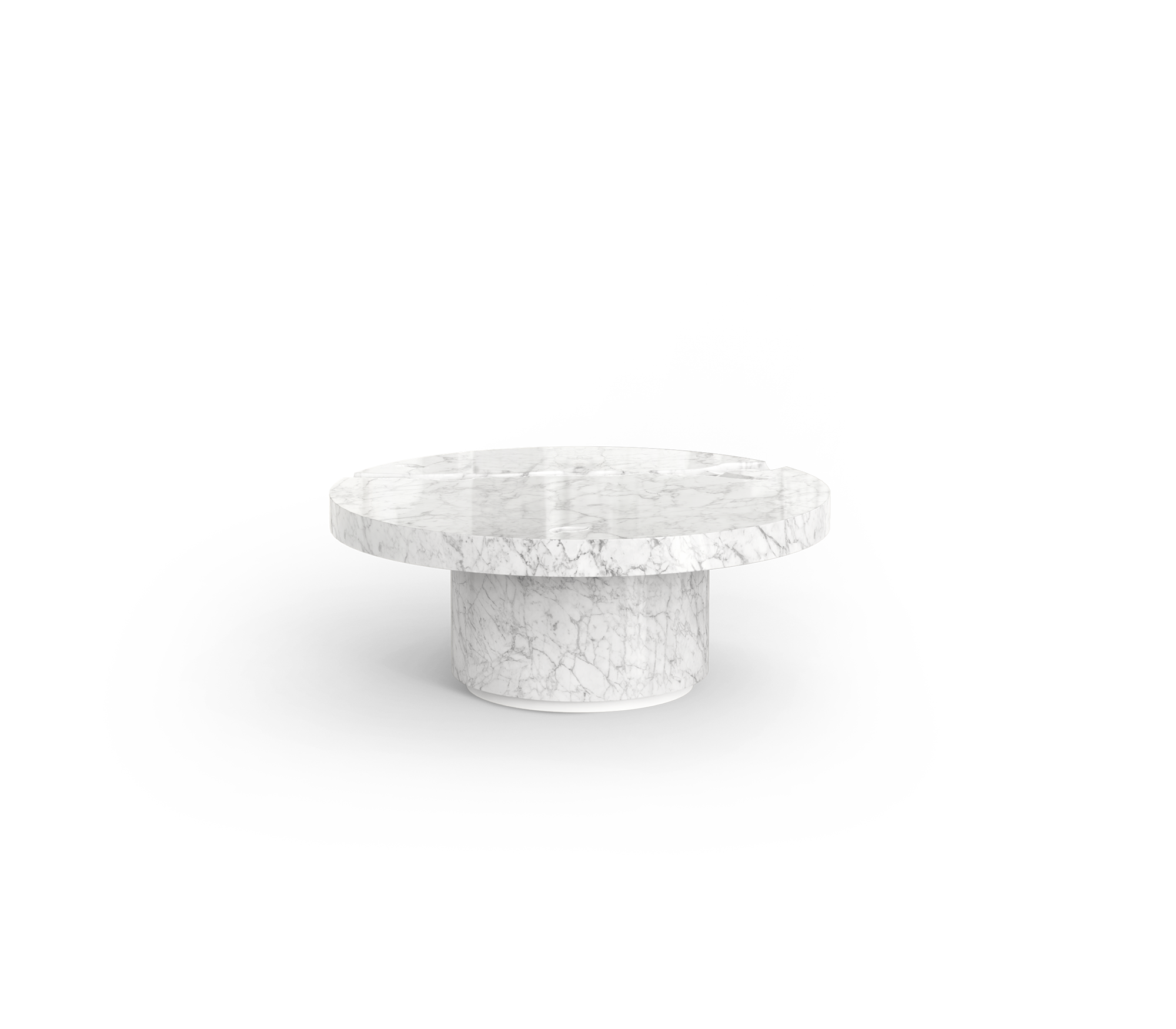 Dominion Carrara marmer 3-delige salontafelset