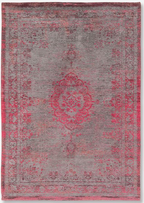 Vintage Style Pink Flash tapijt | Maat: 140 × 200 cm