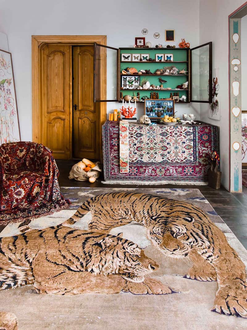Tiger handgeweven vloerkleed