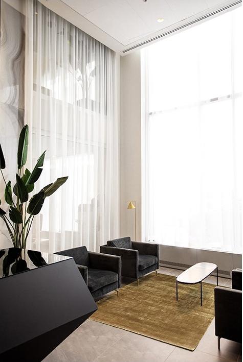 Effen viscose Gold tapijt