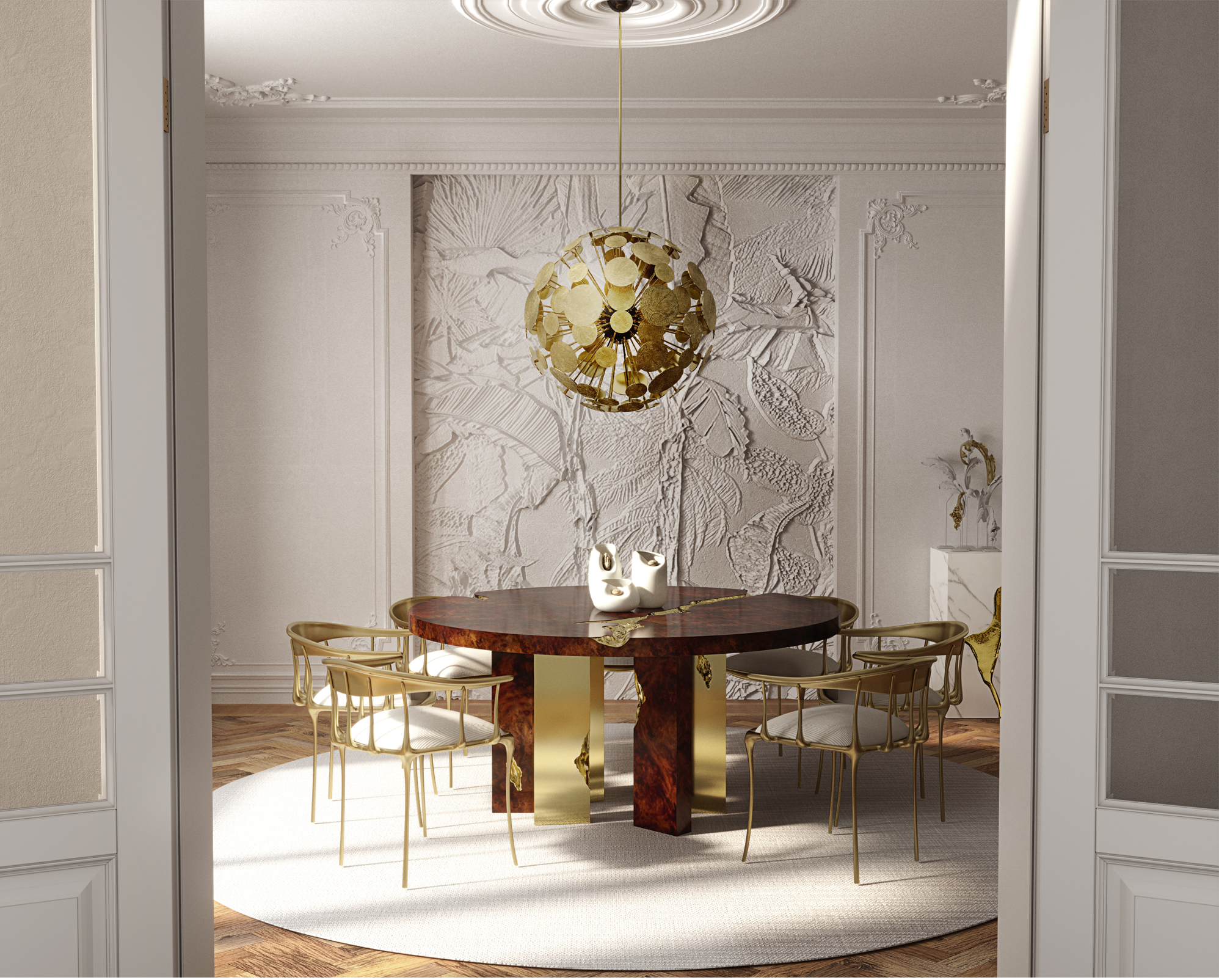 Dominion ronde eettafel