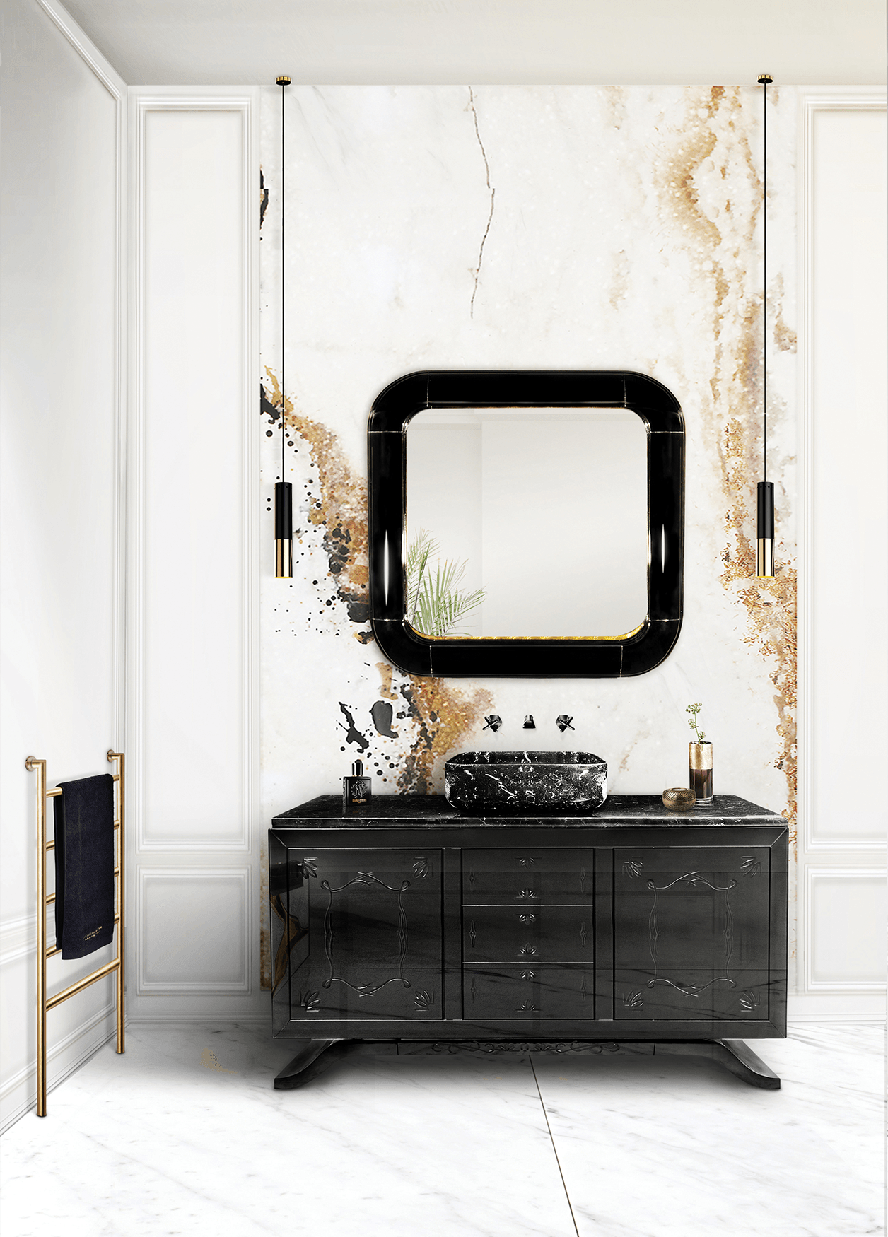 Arc vierkante spiegel