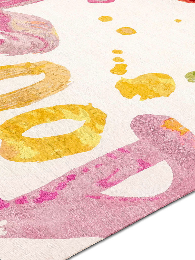 Life is Good luxe handgeknoopt tapijt