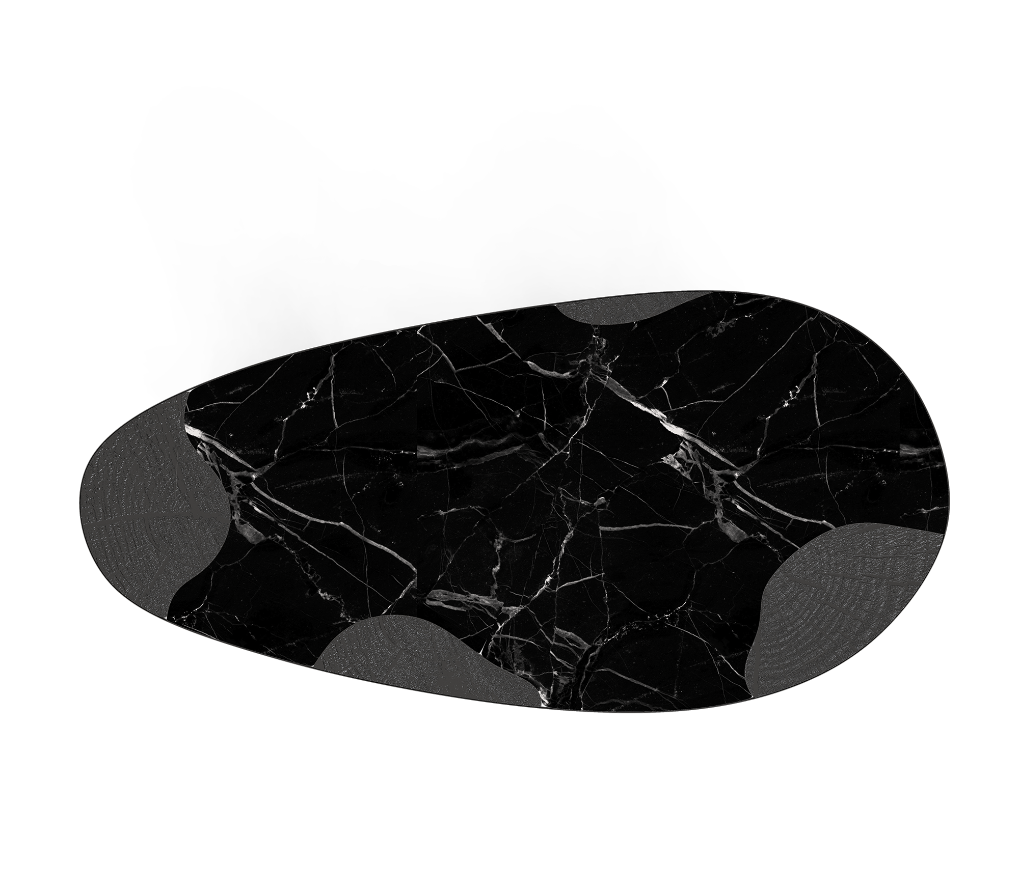 Athena Nero marmer en onyx eettafel