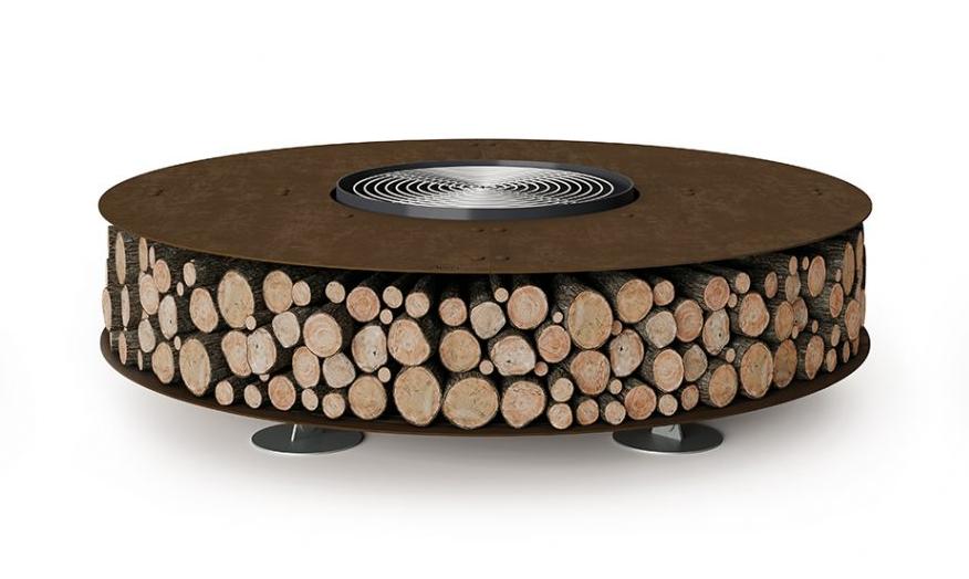 Zero stalen vuurschaal | Afwerking: Corten | Afmetingen: Ø 150 cm