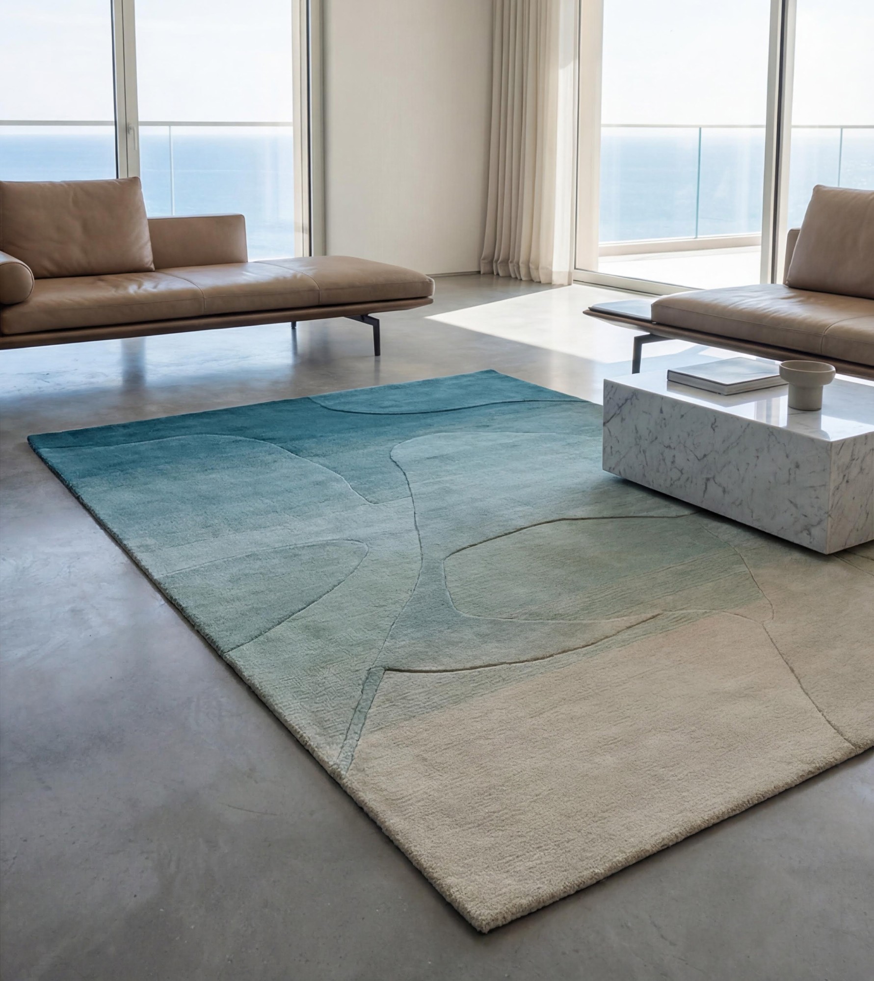 Horizon Wash handgemaakt vloerkleed