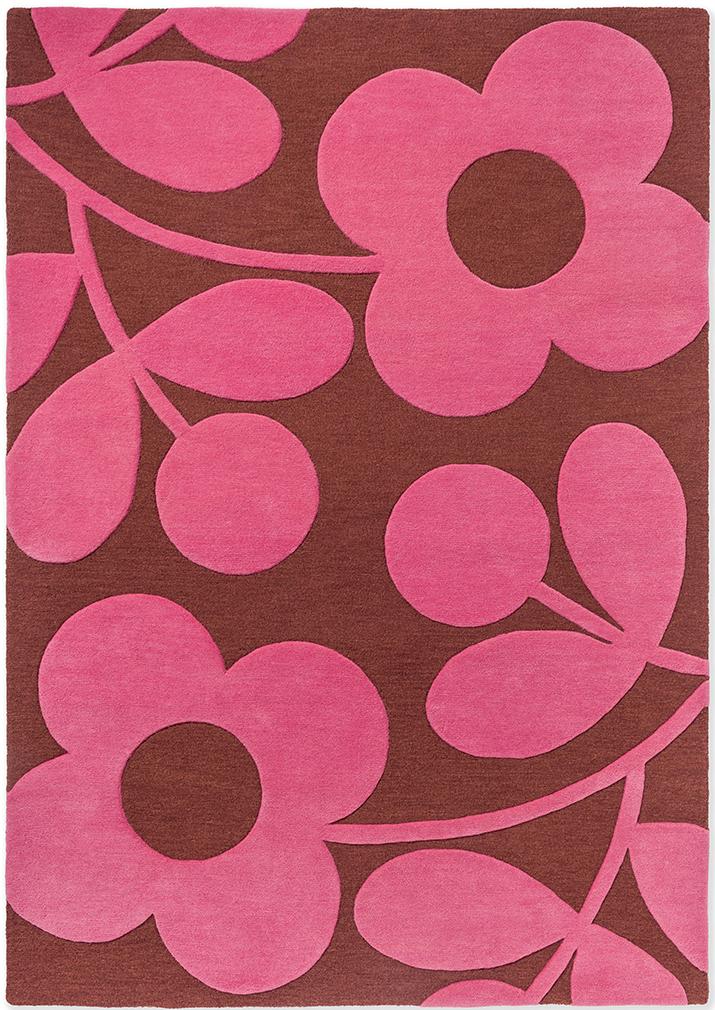 Sprig stem paprika designer wol tapijt | Maat: 250 × 350 cm
