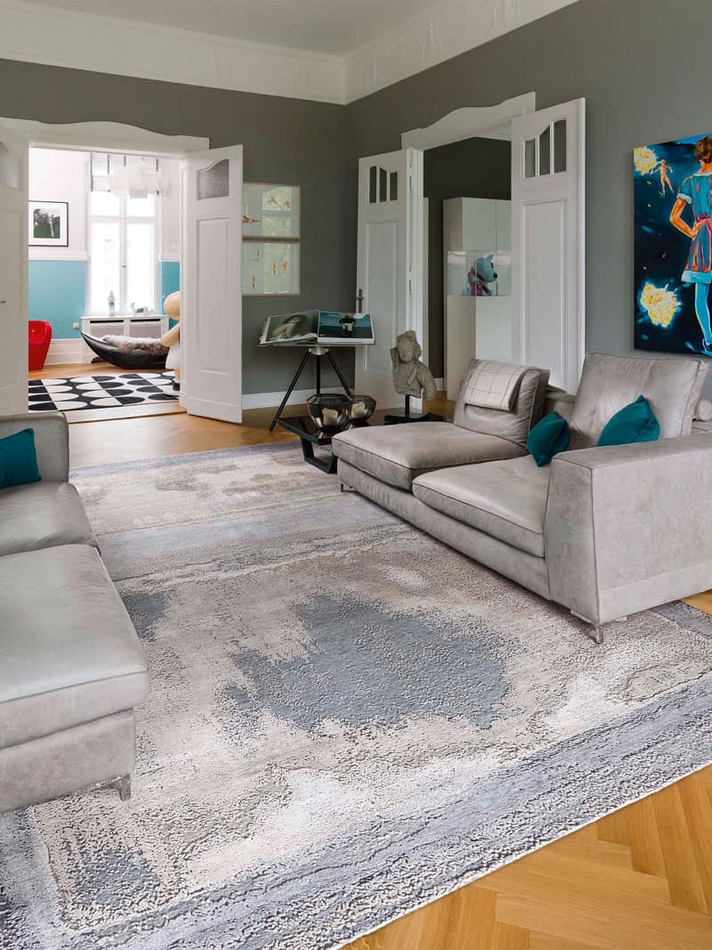 Sand Mix handgemaakte luxe vloerkleed