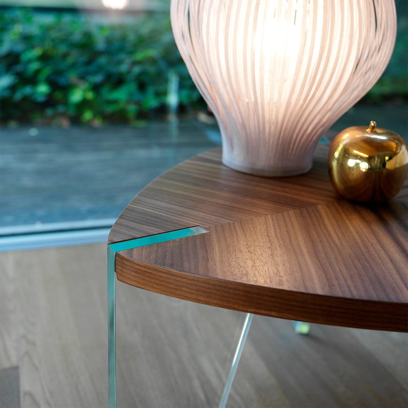 Sospeso bruine salontafel | Afmetingen: Ø 60 cm