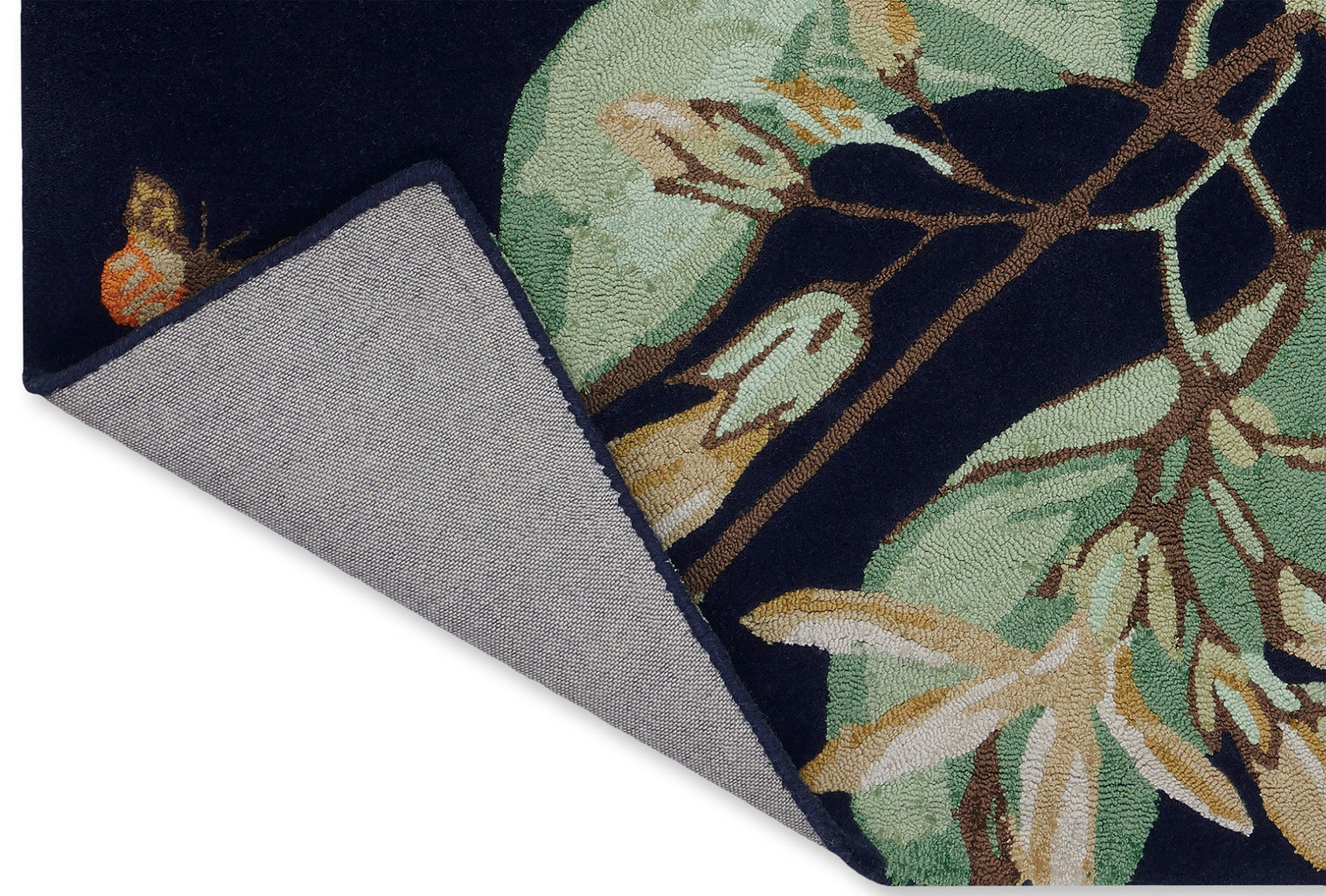 Hummingbird marineblauw tapijt | Maat: 200 × 280 cm