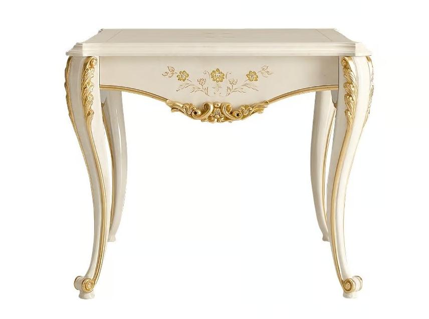 Ivoren/gouden Italiaanse bijzettafel