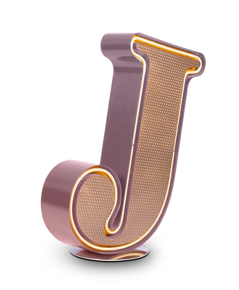 Joyful Letter J lamp