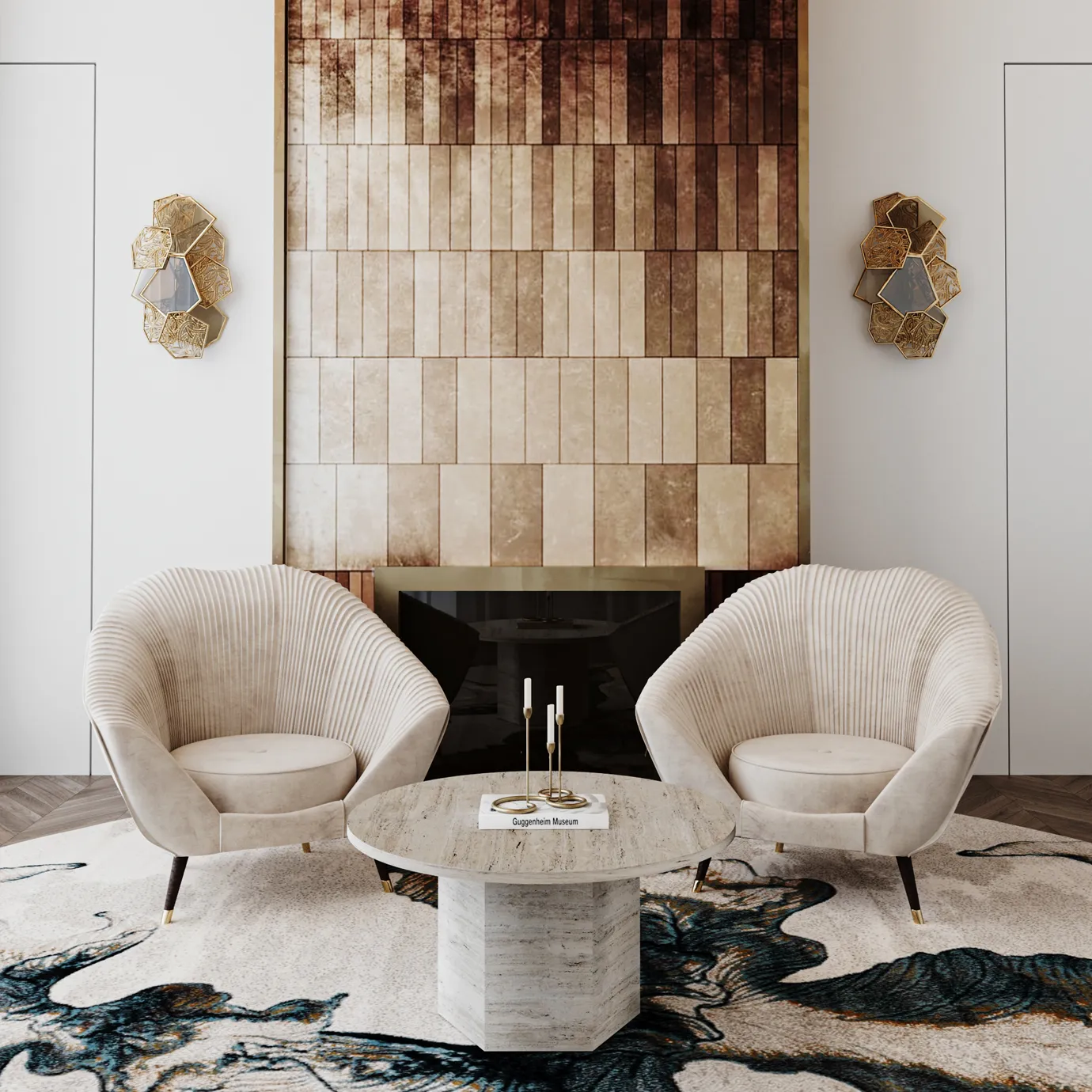 Hana stoel en voetensteun