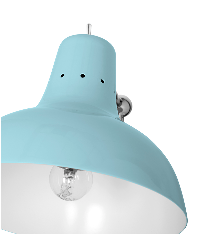 Celestia blauwe bureaulamp