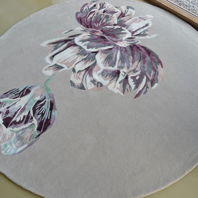 Tranquility beige rond tapijt | Maat: Ø 150 cm