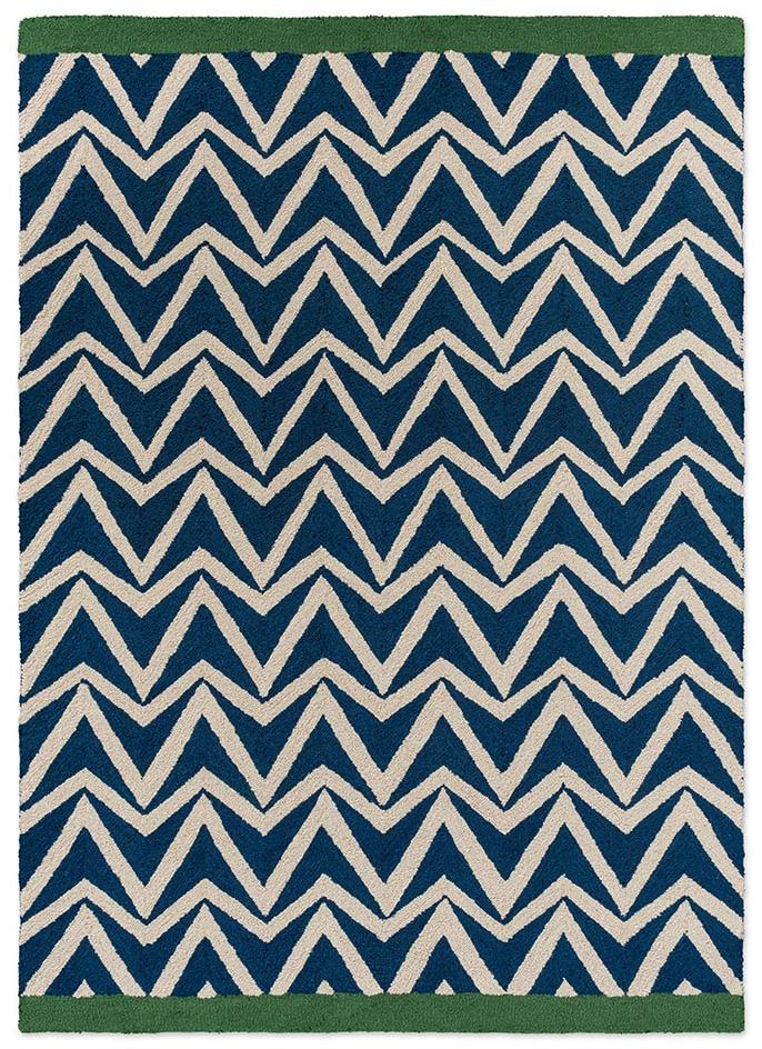 Dhurrie blauw outdoor tapijt | Maat: 160 × 230 cm