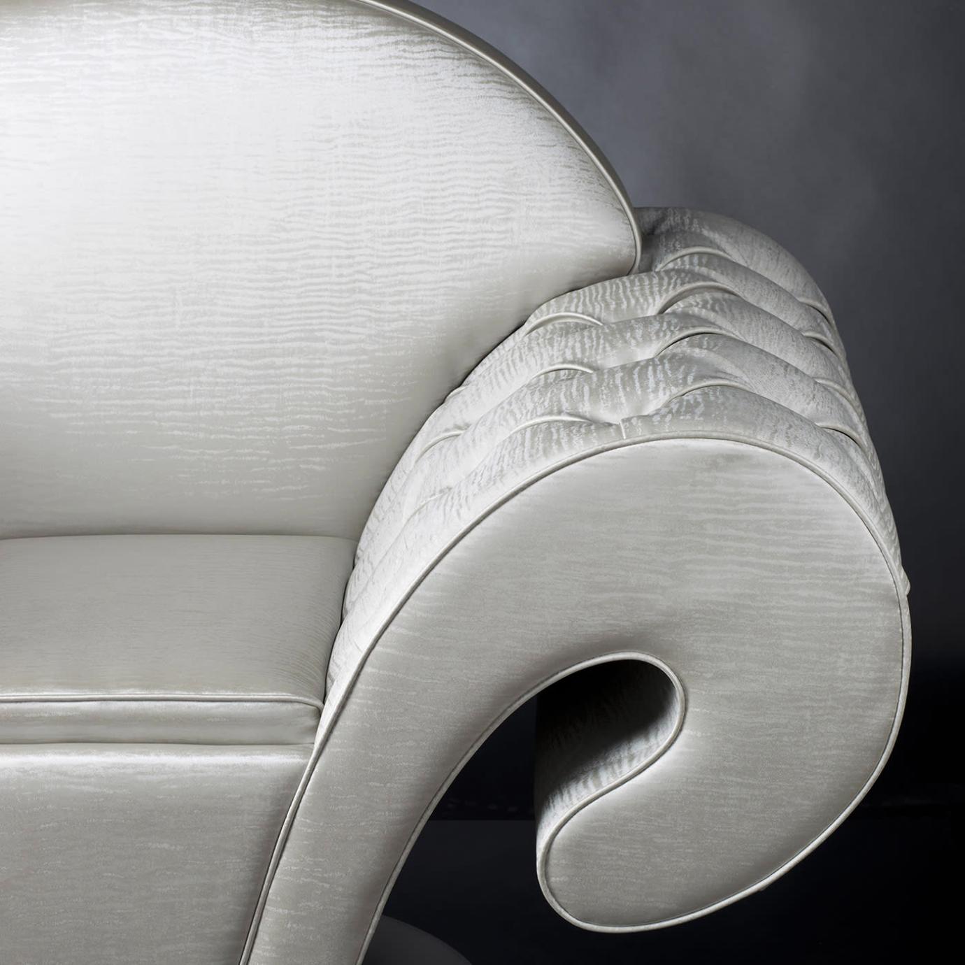 Silhouette witte draaibare fauteuil