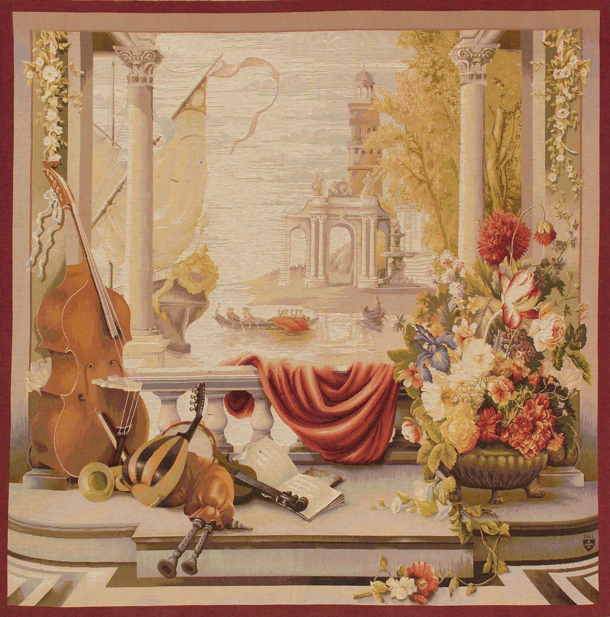 Tuscany Harbour wandtapijt