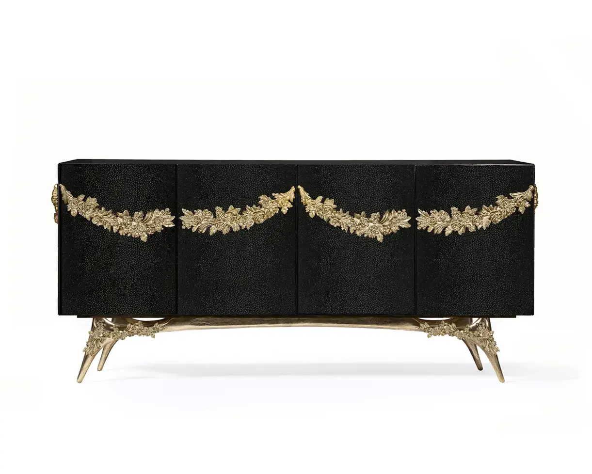 Majestica leren dressoir