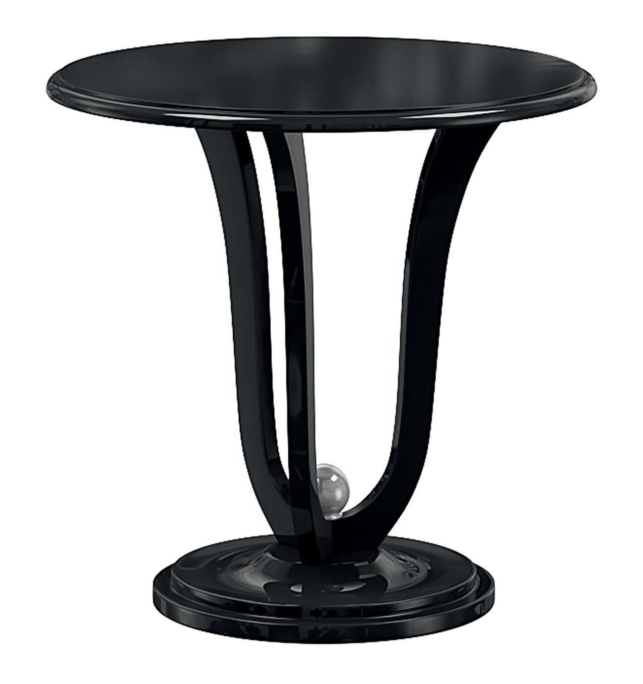 Oscar Zwarte Bijzettafel