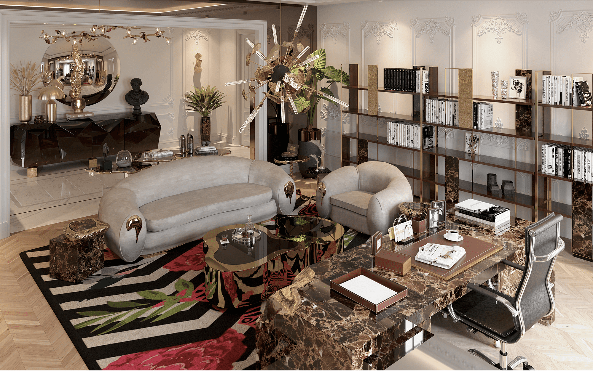 Prism chocolade XL dressoir