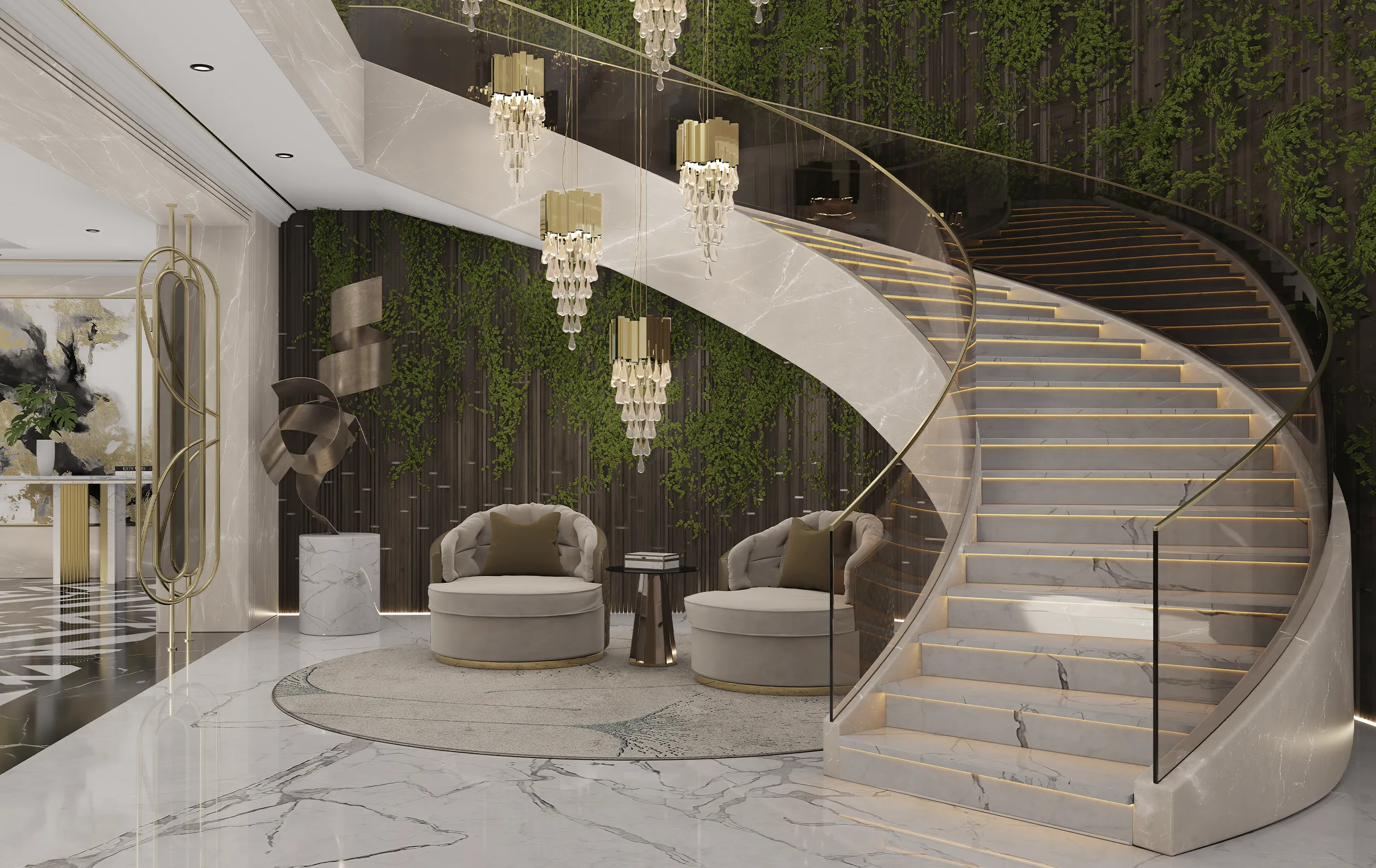 Luxe draaibare fauteuil - 6