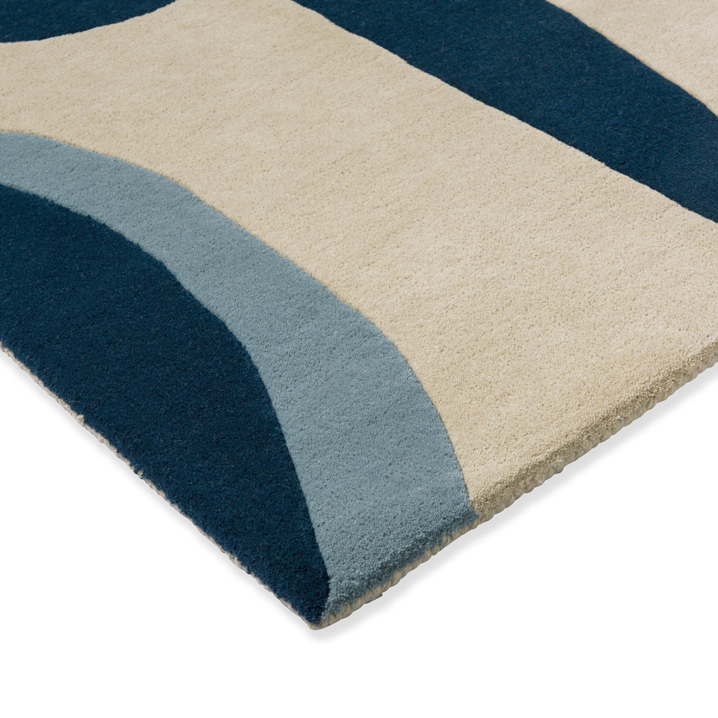 Torillo hemel/korenbloem tapijt | Maat: 250 × 350 cm