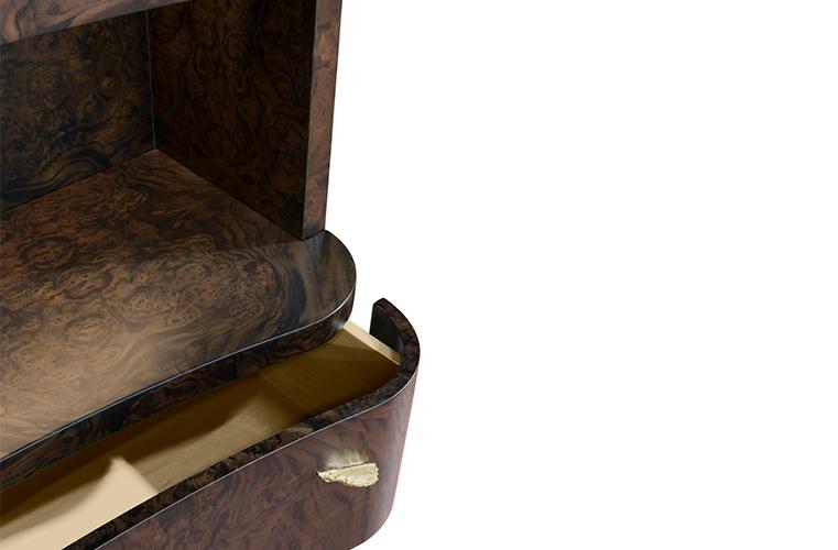 Designer houten boekenkast