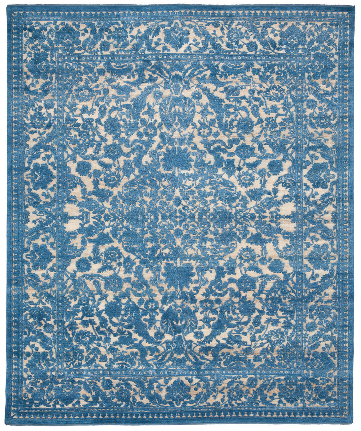 Mauro angaa donkerblauw tapijt | Maat: 200 × 300 cm