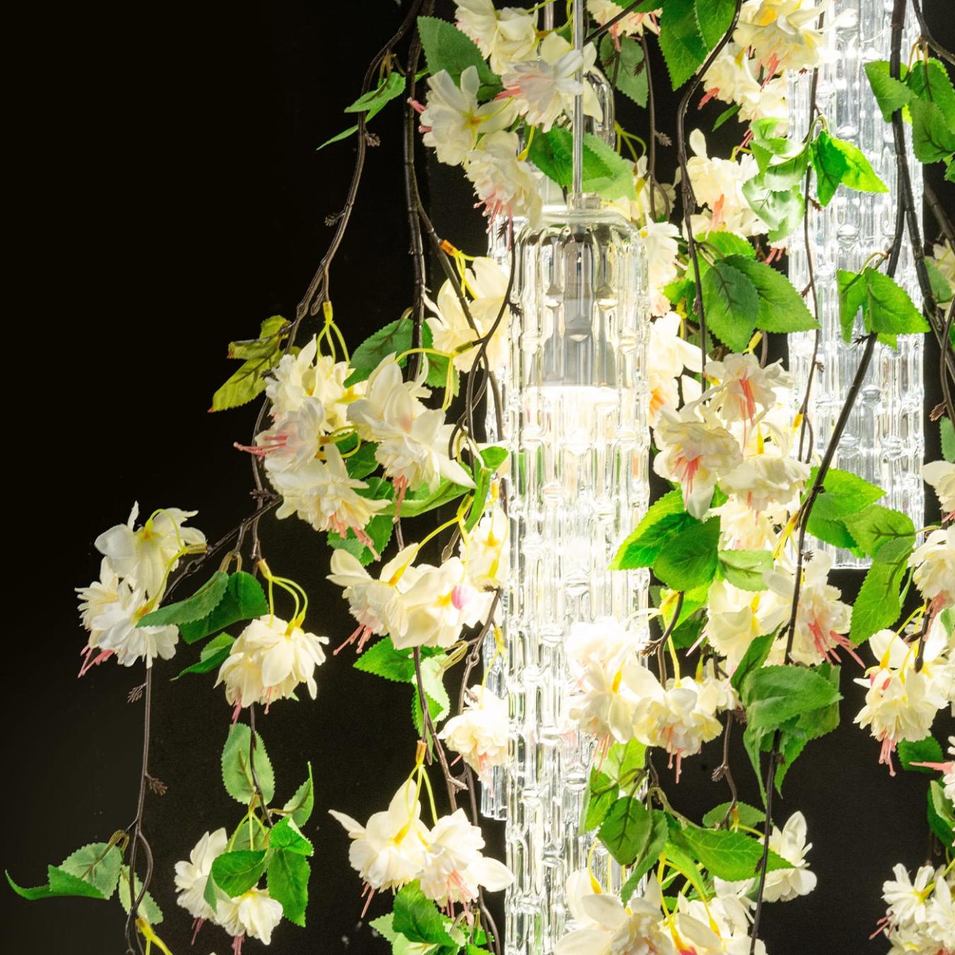 White Cascade kleine kroonluchter