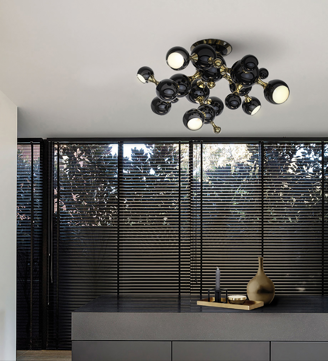 Molecular plafond hanglamp