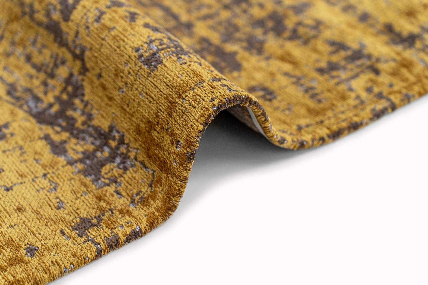 Liberty Gold rond tapijt | Maat: Ø 140 cm