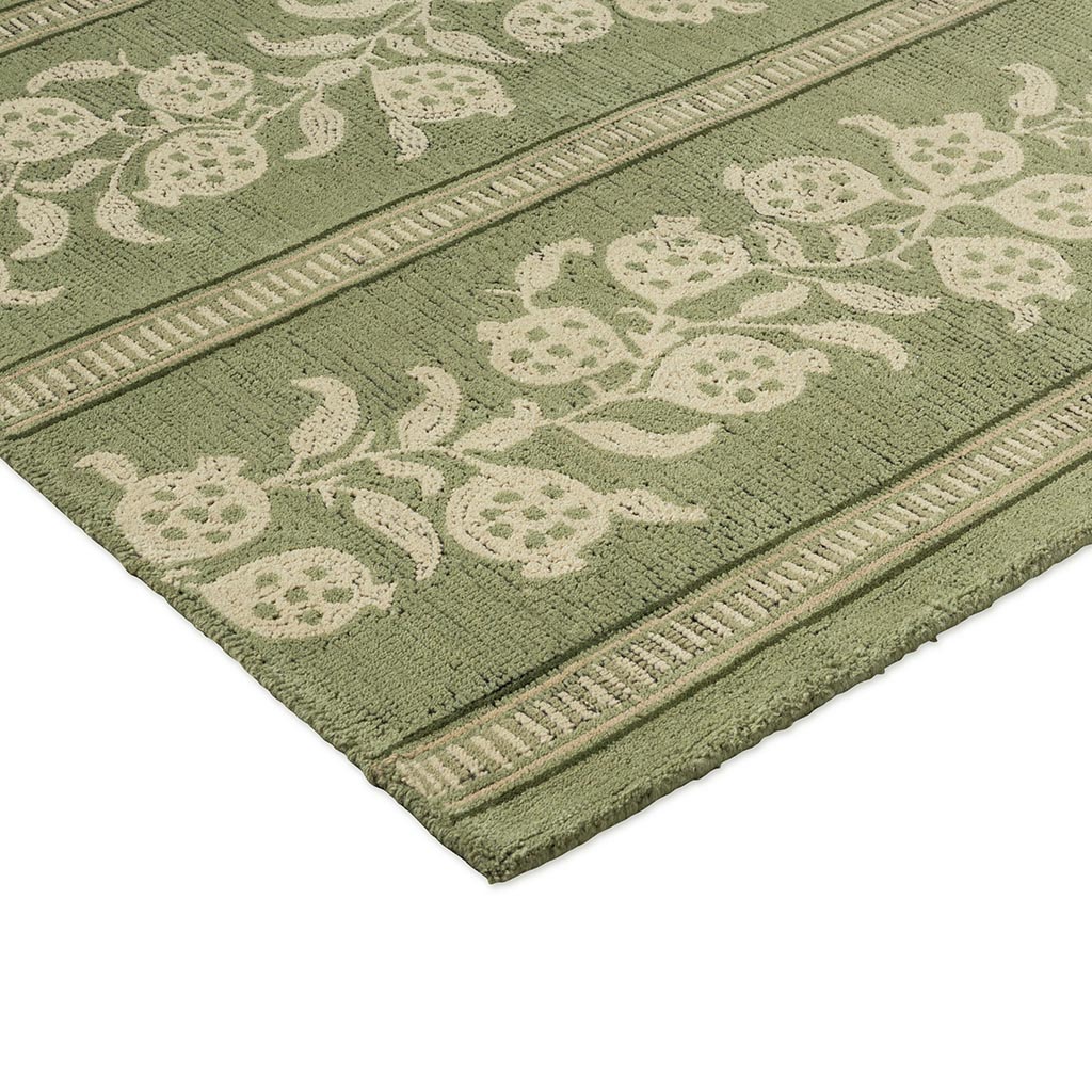 Anaar Forest Green vloerkleed | Maat: 140 × 200 cm