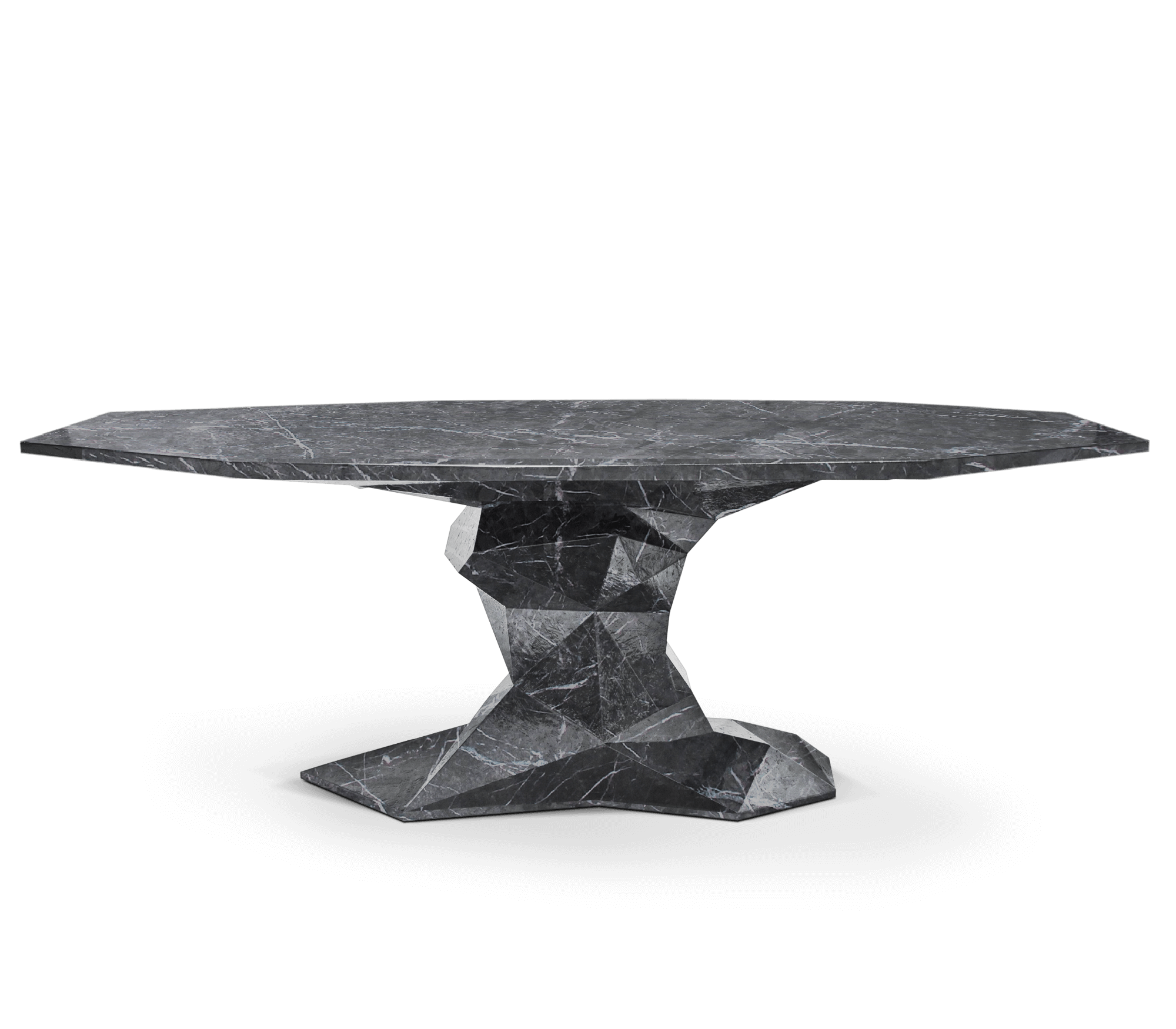 Bonsai faux-marmer luxe eettafel